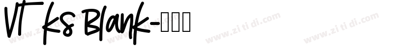 Vtks Blank字体转换